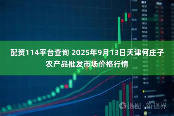 配资114平台查询 2025年9月13日天津何庄子农产品批发市场价格行情